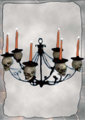 costume di carnevale LAMPADARIO X 6 CANDELE